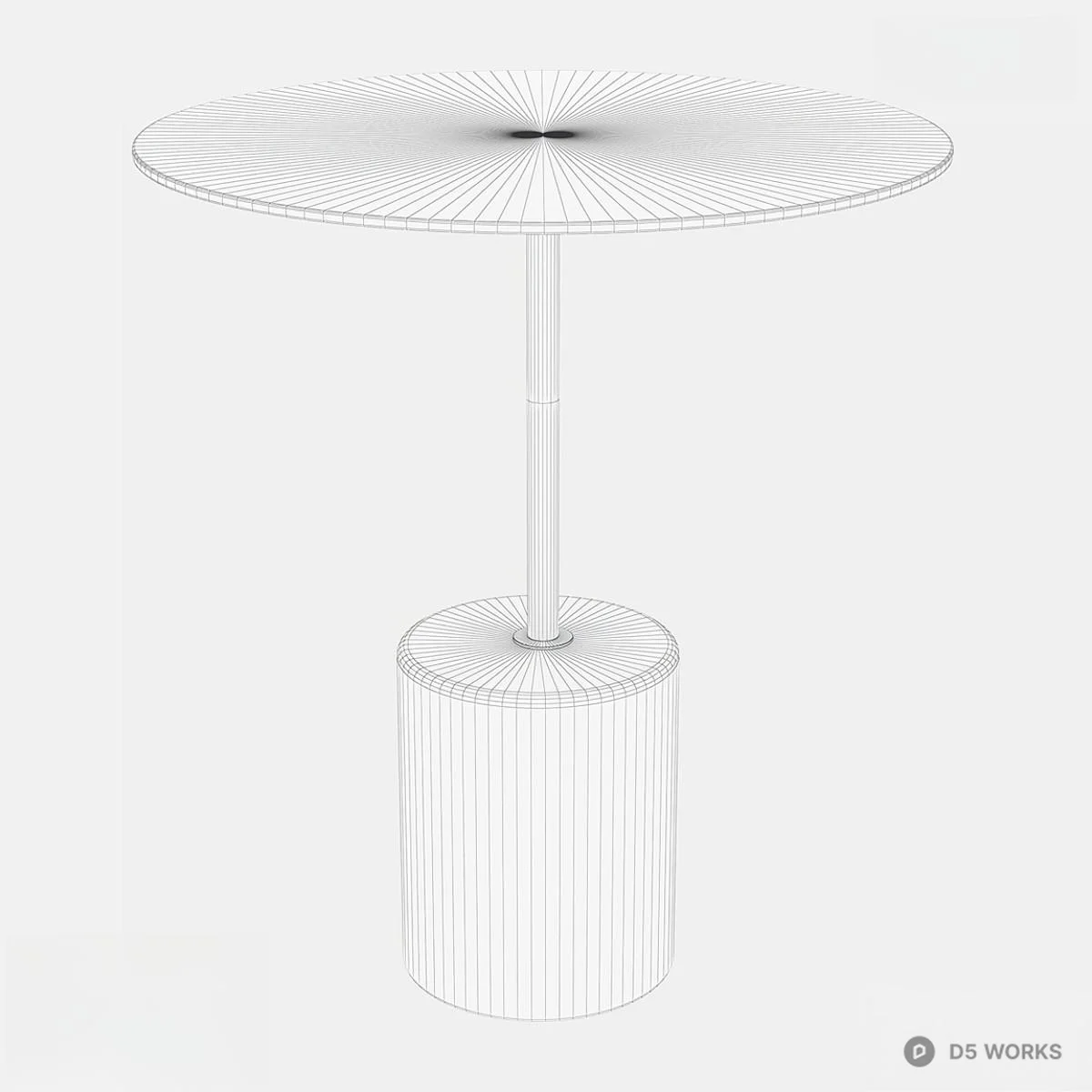 Brass Dome Pendant Light With Cluster Bulbs 3d model thumbnail 2
