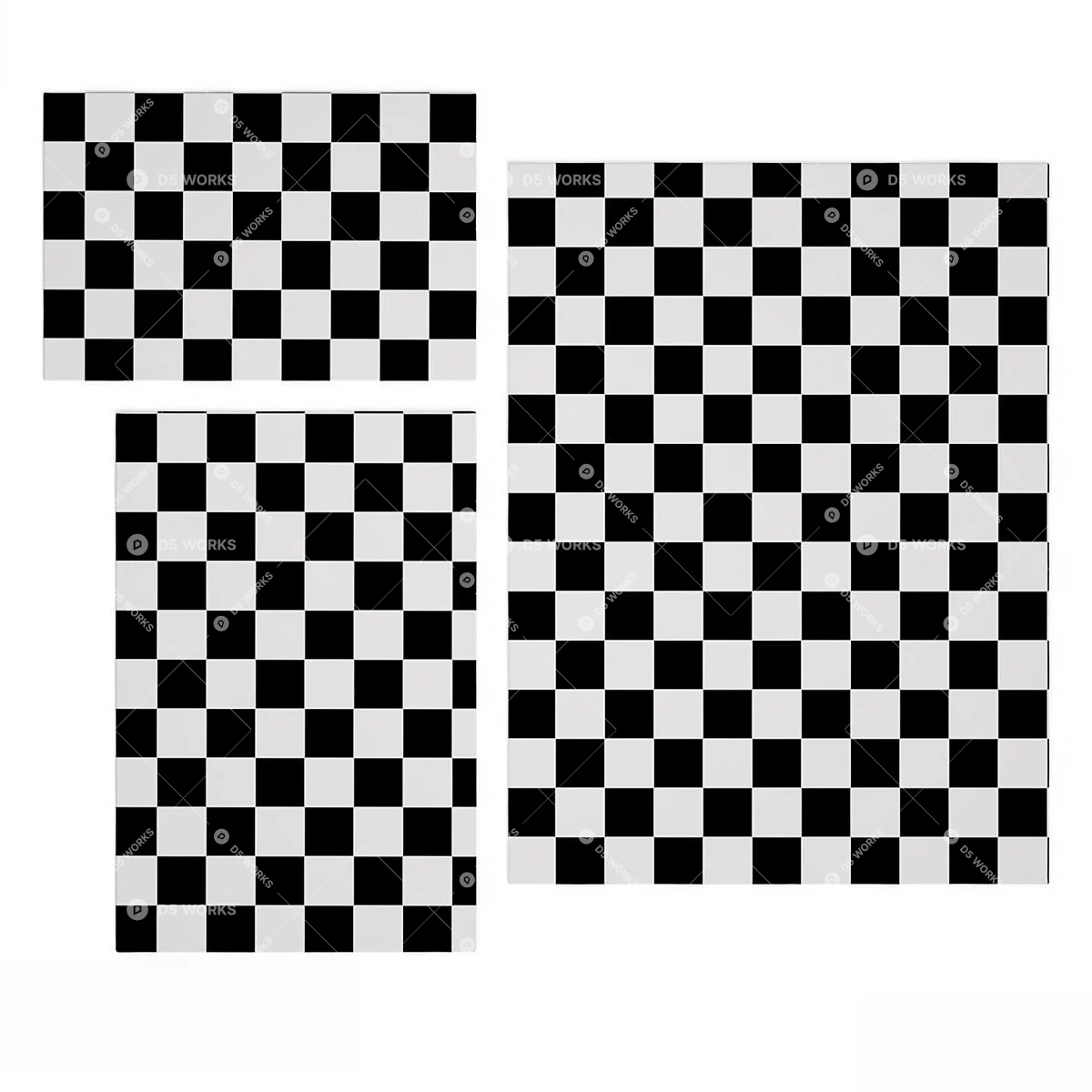 Contemporary Carpet 3d model thumbnail 3