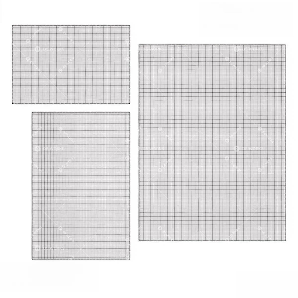 Contemporary Carpet 3d model thumbnail 2