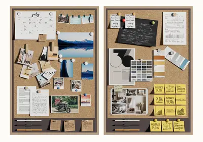 Contemporary Scandinavian Notice Boards