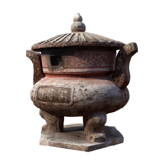 Other Landscape Features Ancient Chinese Tripod 02