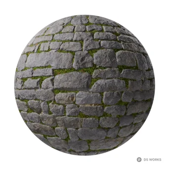 Pavement tile 04 pbr material - Image 1