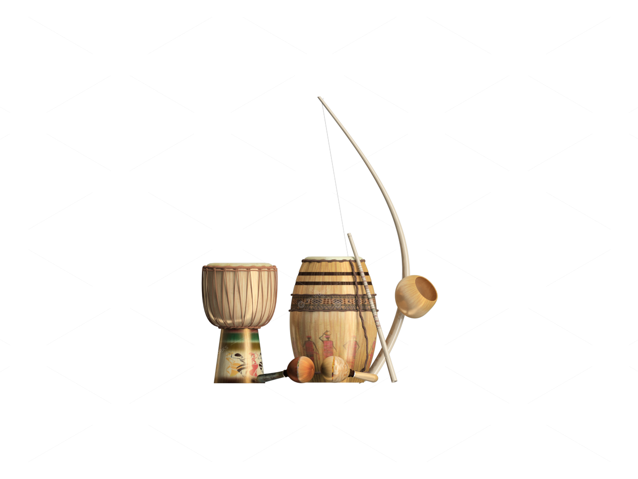Musical Instruments & Art Supplies 3D Models 2