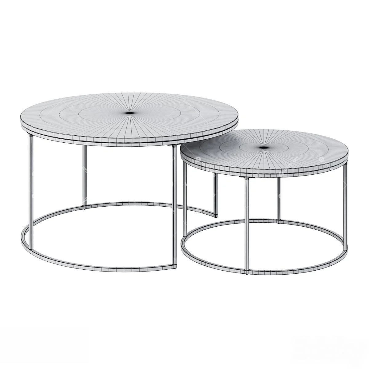Quiet Luxury Coffee Table 3d model thumbnail 2