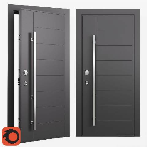 Modern Single Door