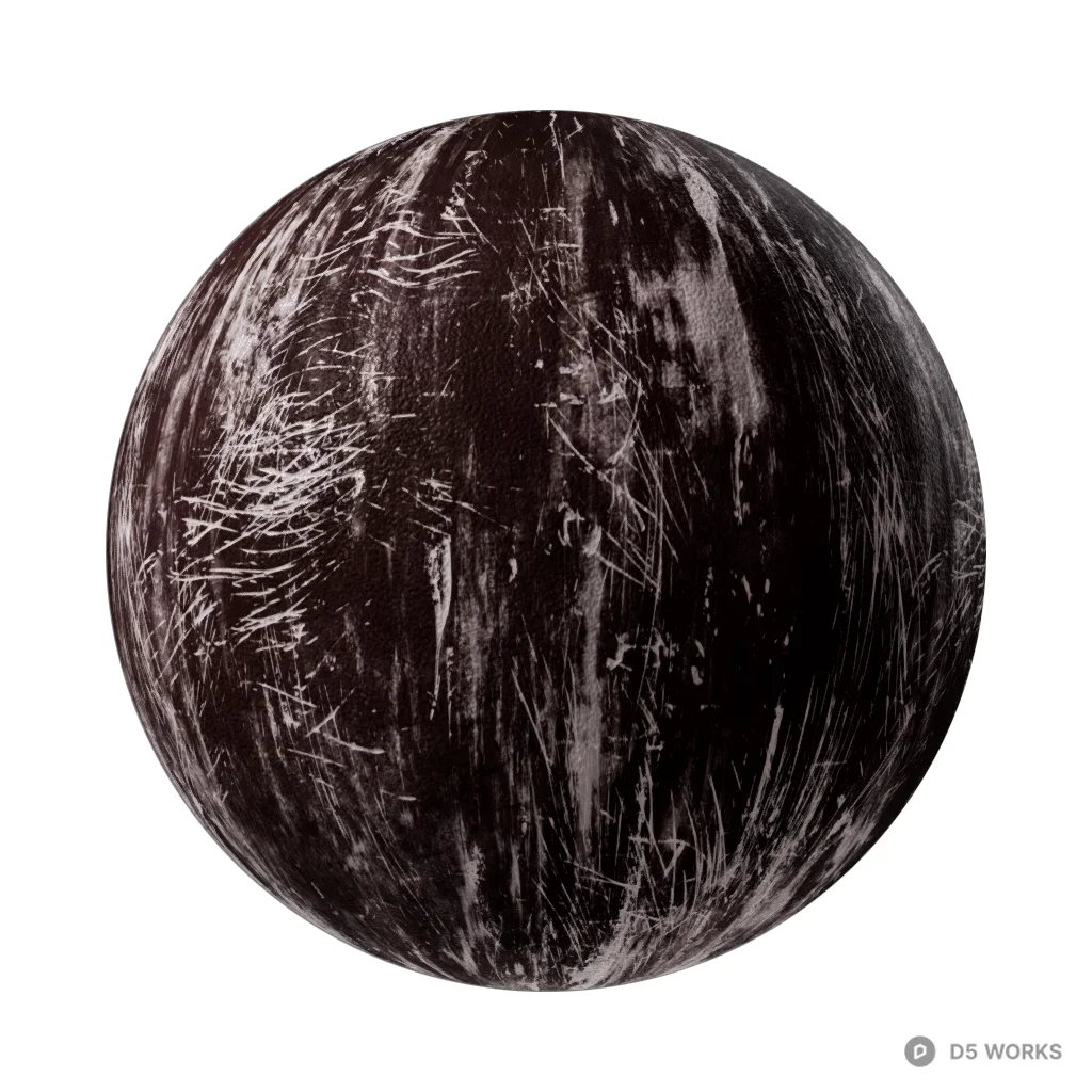Dark brown plastic pbr material - Image 1