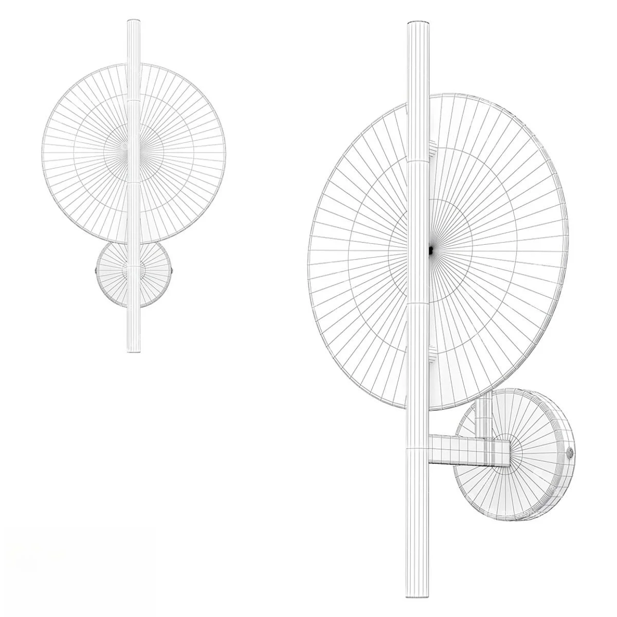 Contemporary Wall Lamp 3d model thumbnail 2