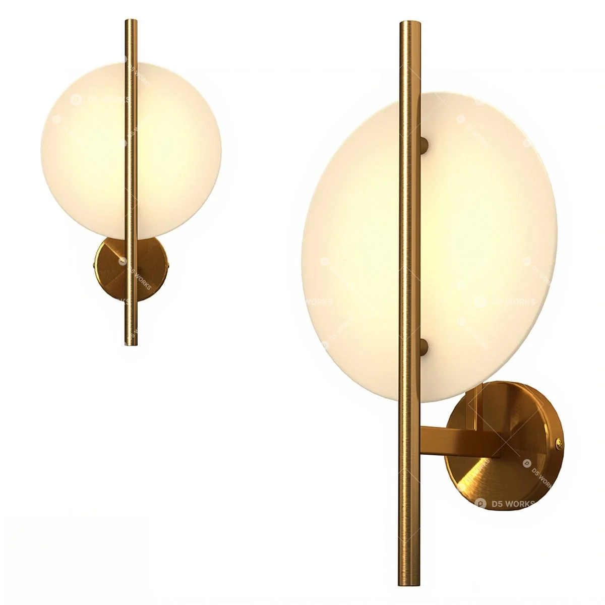 Contemporary Wall Lamp 3d model - Image 1