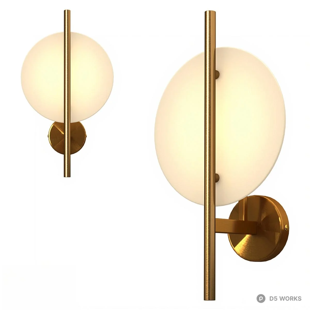 Pleated Fabric Pendant Lamp 3d model - Image 1
