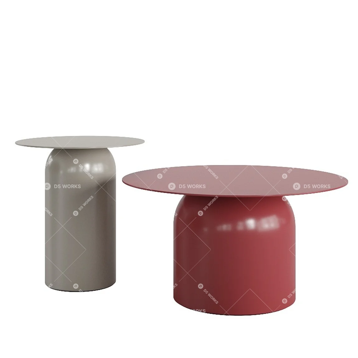 Scandinavian Coffee Table 3d model - Image 1