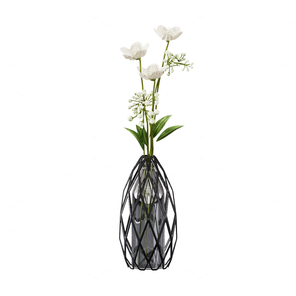 Vases & Floral Arrangements 3D Models