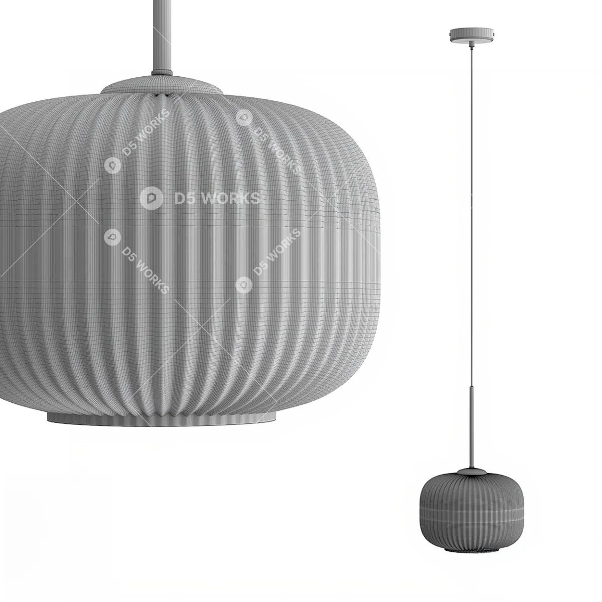Pendant Light 3d model thumbnail 2