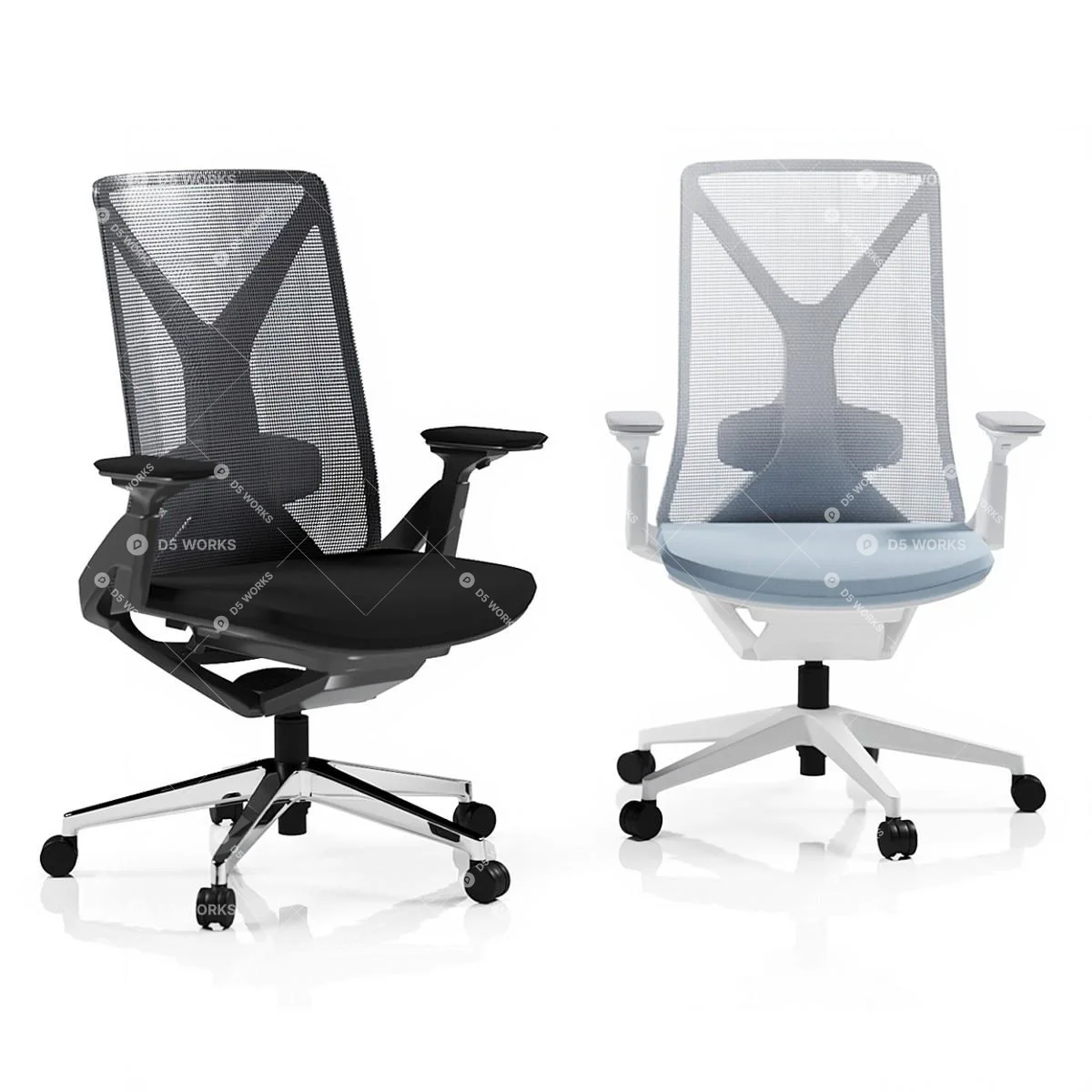 Modern Office Chair 3d model thumbnail 3