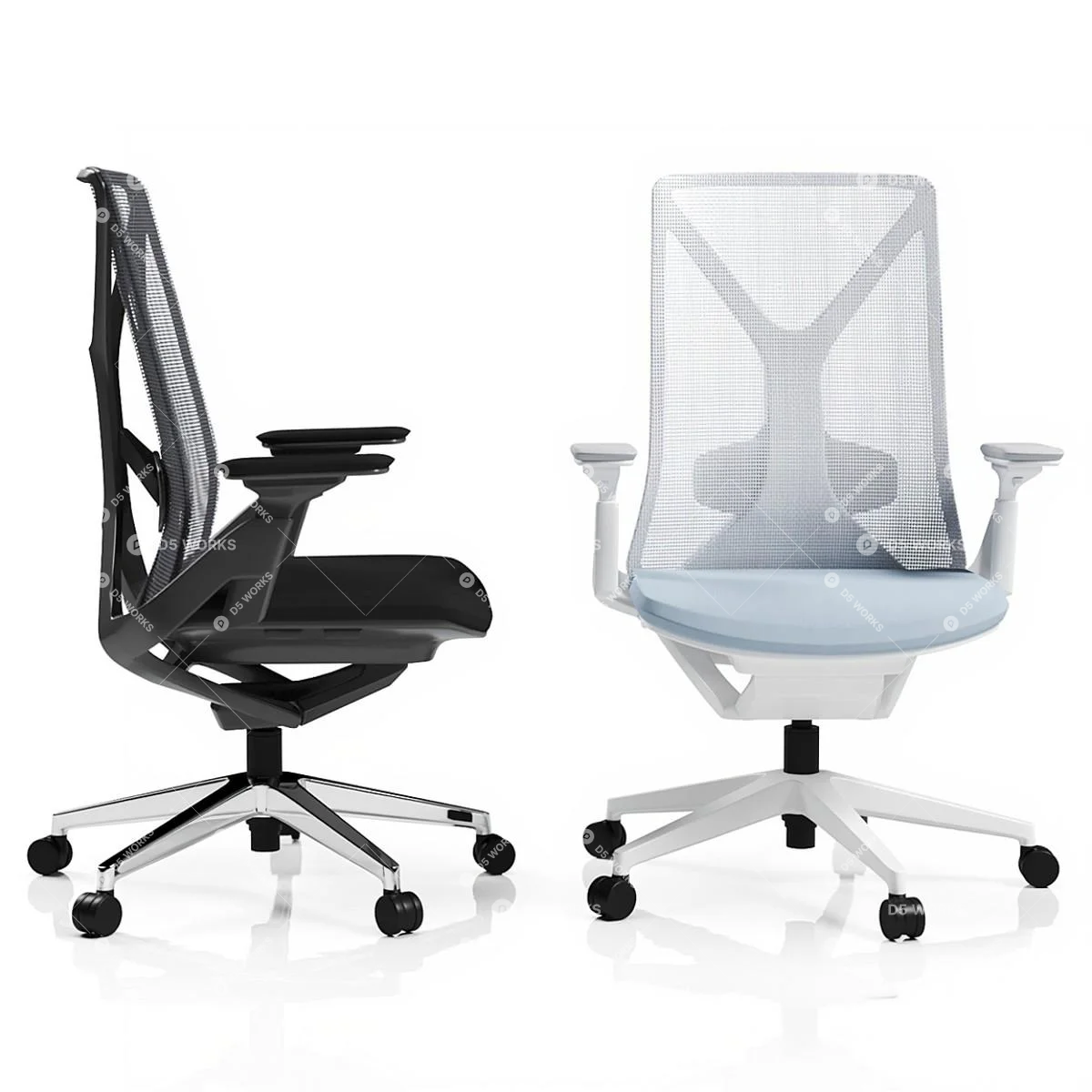 Modern Office Chair 3d model thumbnail 2