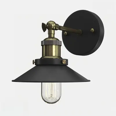 Industrial Style Wall Lamp 3d model