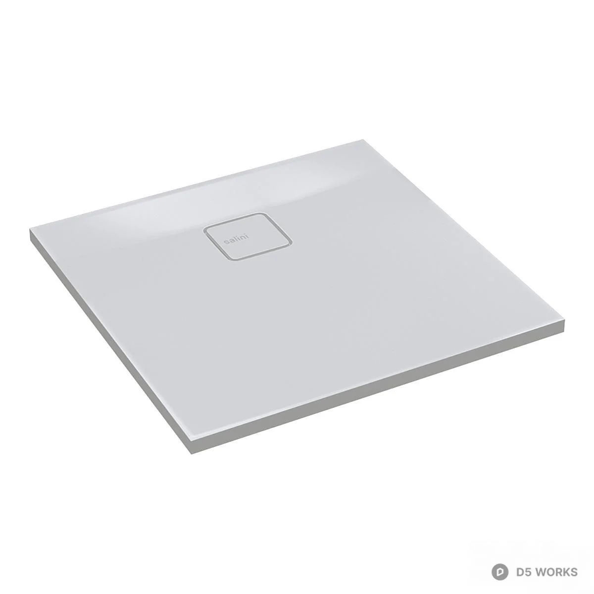 Minimalist Shower Tray 3d model thumbnail 2