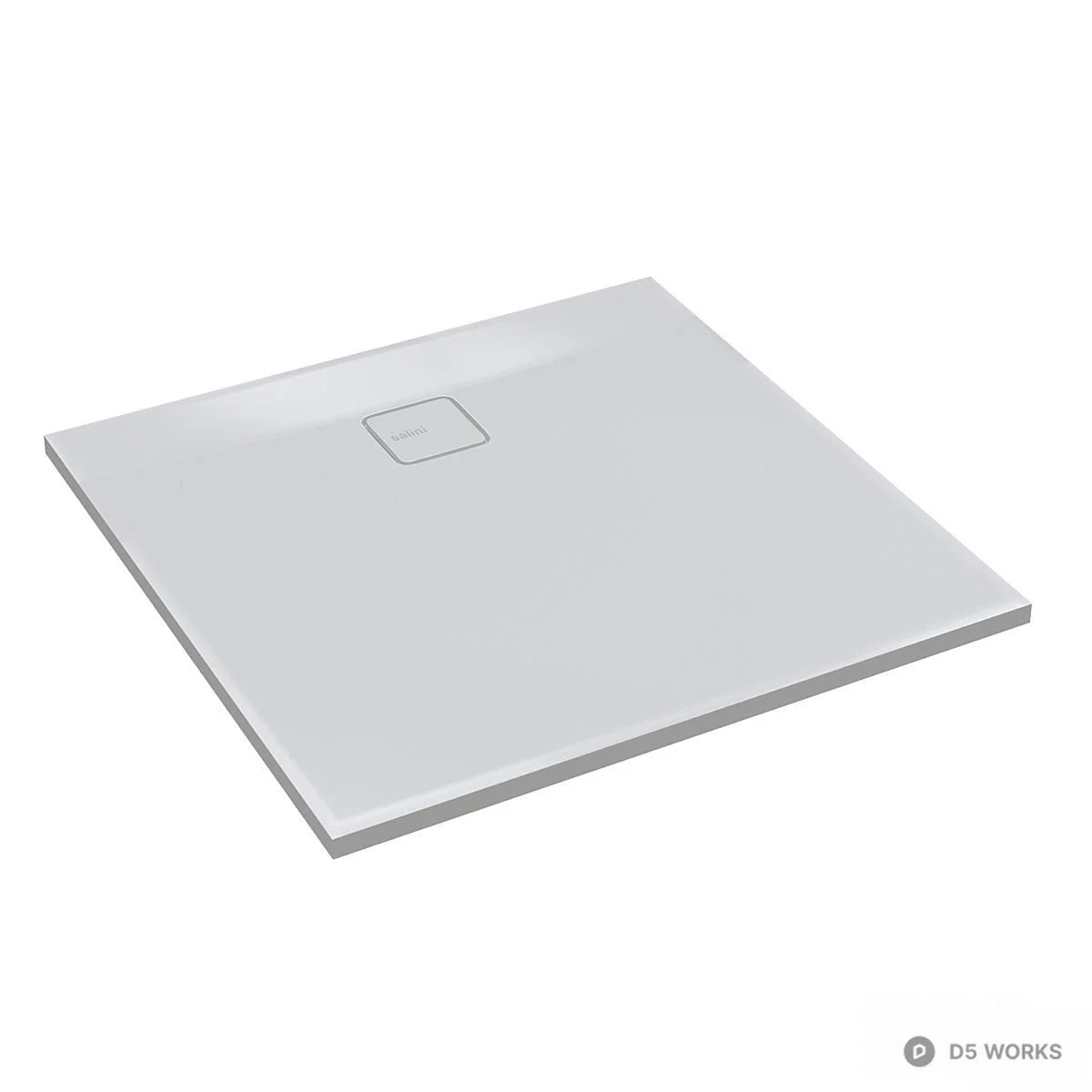 Minimalist Shower Tray 3d model thumbnail 3