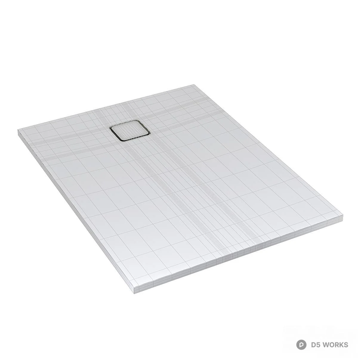 Minimalist Shower Tray 3d model thumbnail 6