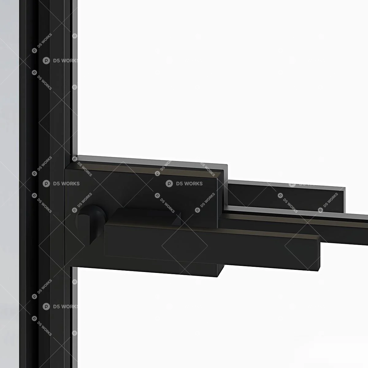 Single Door 3d model thumbnail 2