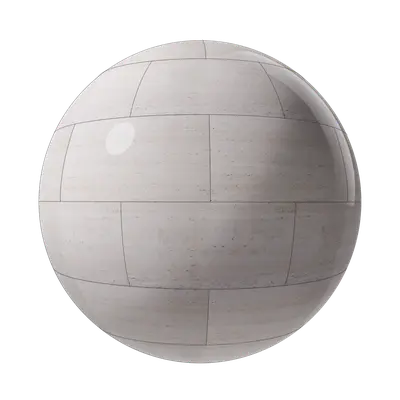 Beige travertine tile pbr material