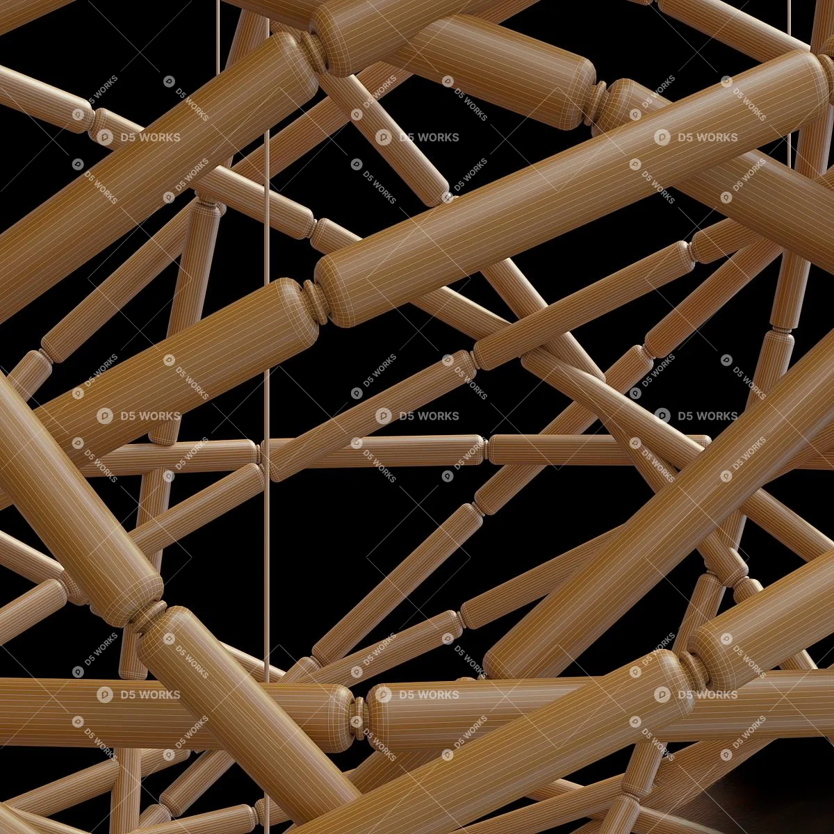 Pendant Light 3d model thumbnail 2