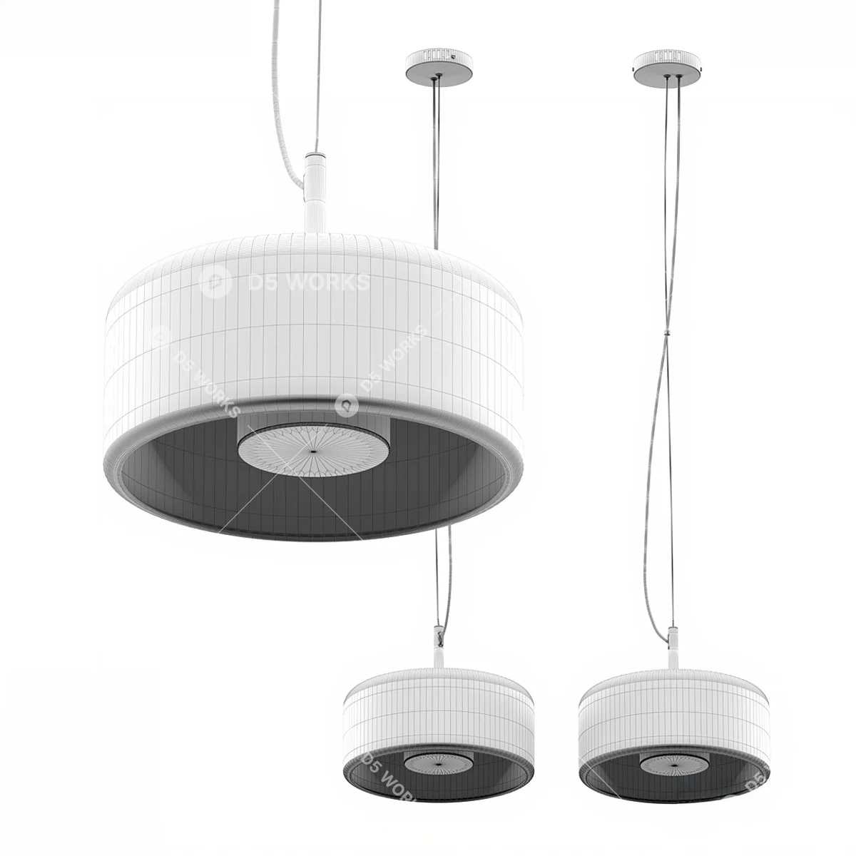 Pendant Light 3d model thumbnail 2