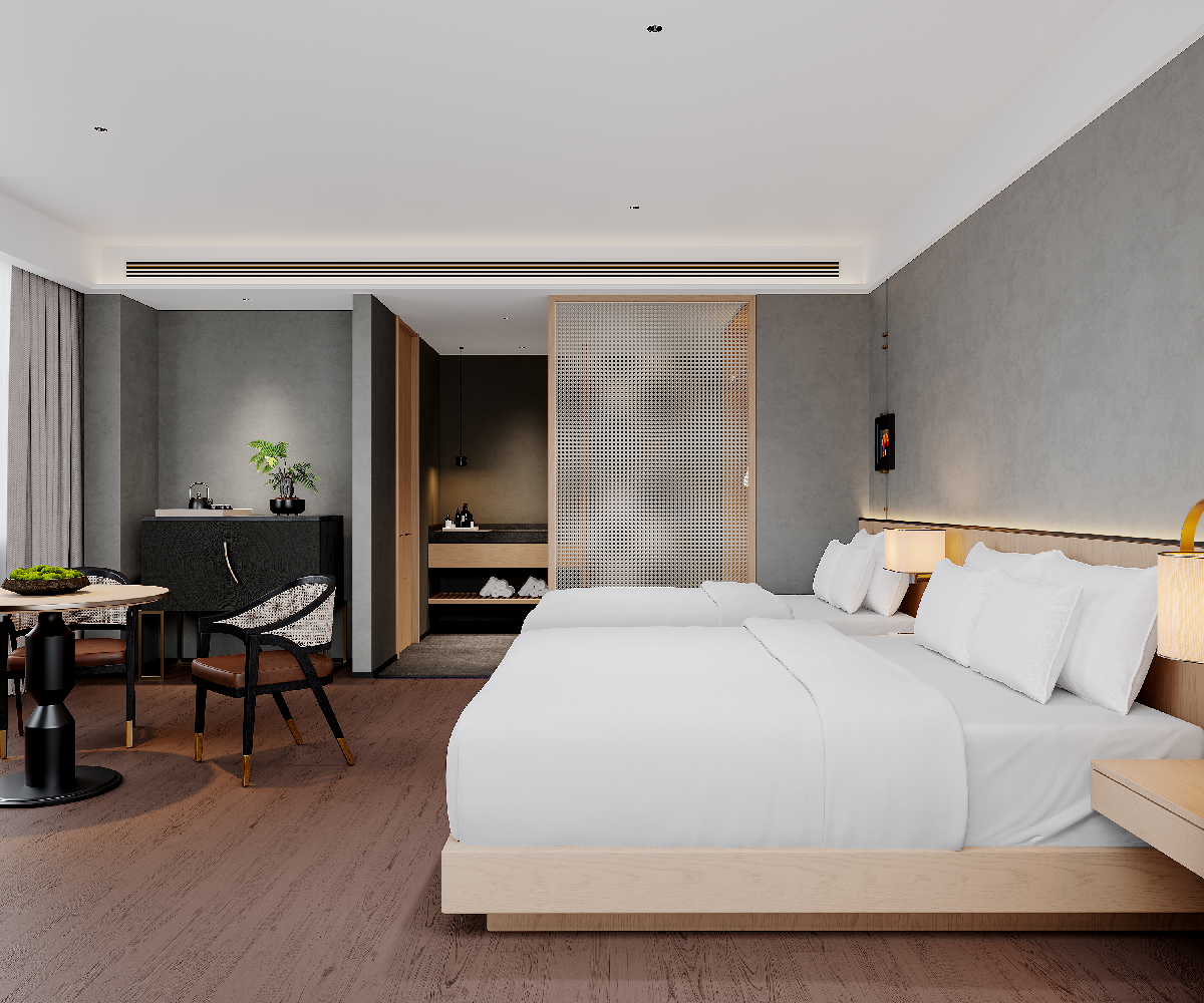 Modern Hotel Guest Room