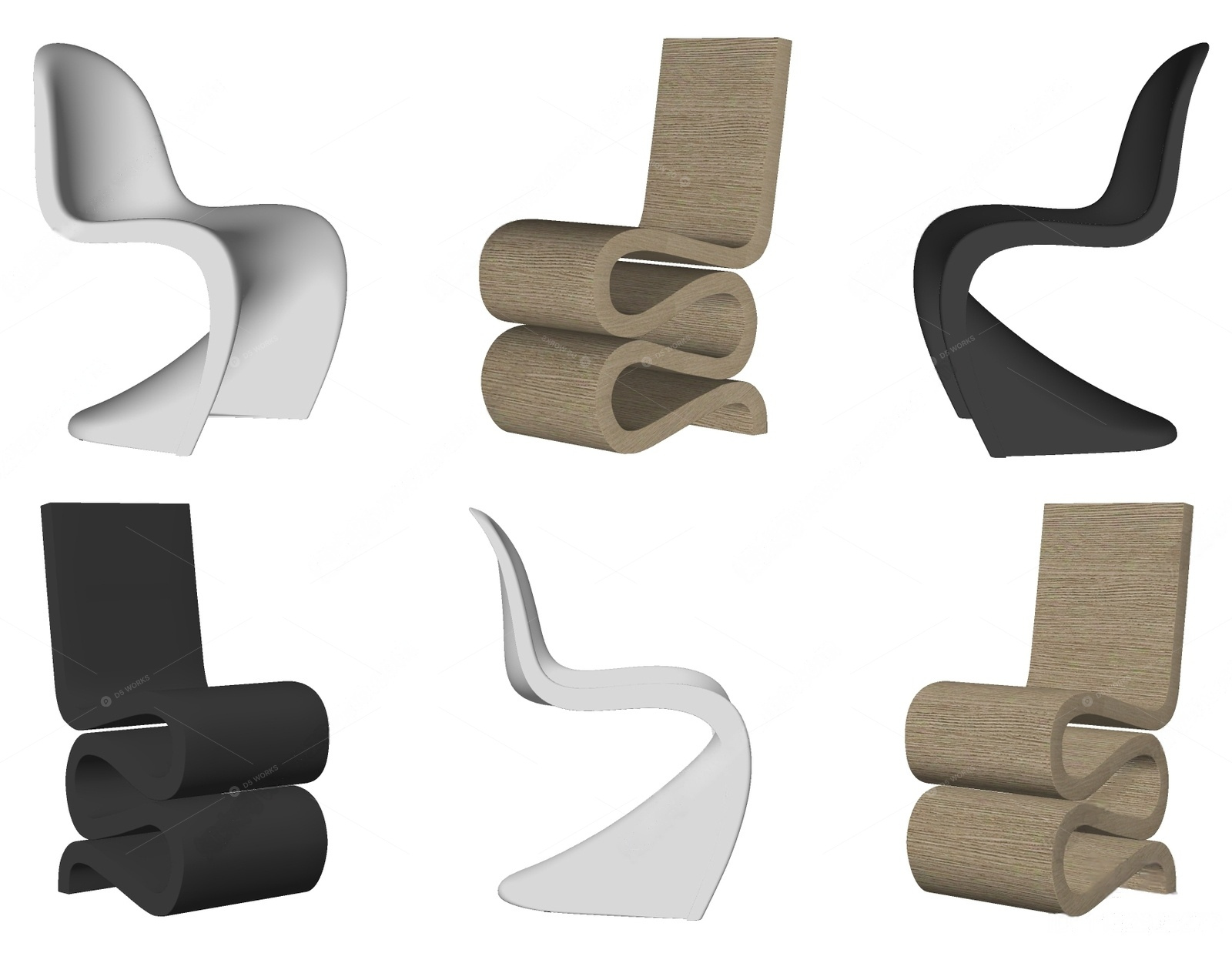 Chairs 3D Models 2
