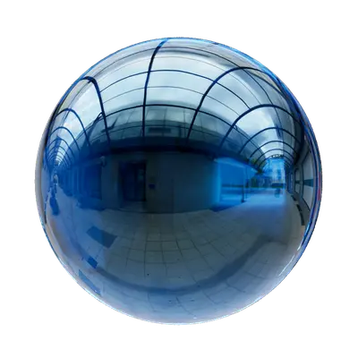 Blue Curtain Wall Glass