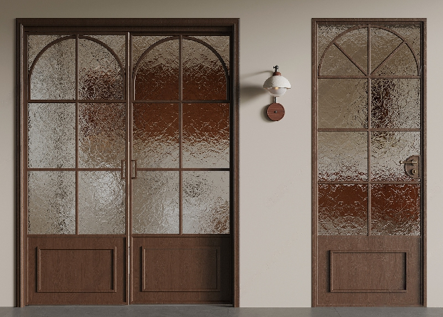 Mid-Century Modern Door Set