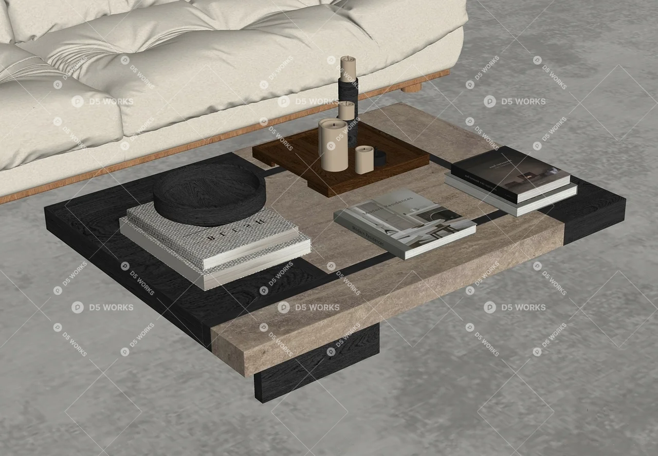 Coffee Table 3d model thumbnail 2