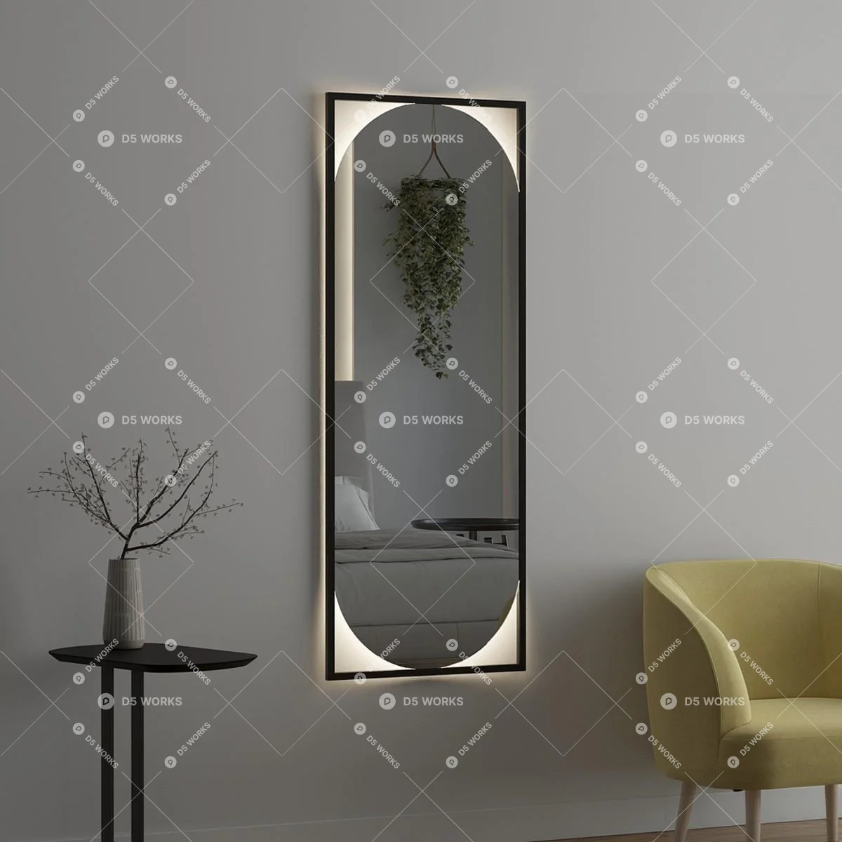 Mirror 3d model thumbnail 2