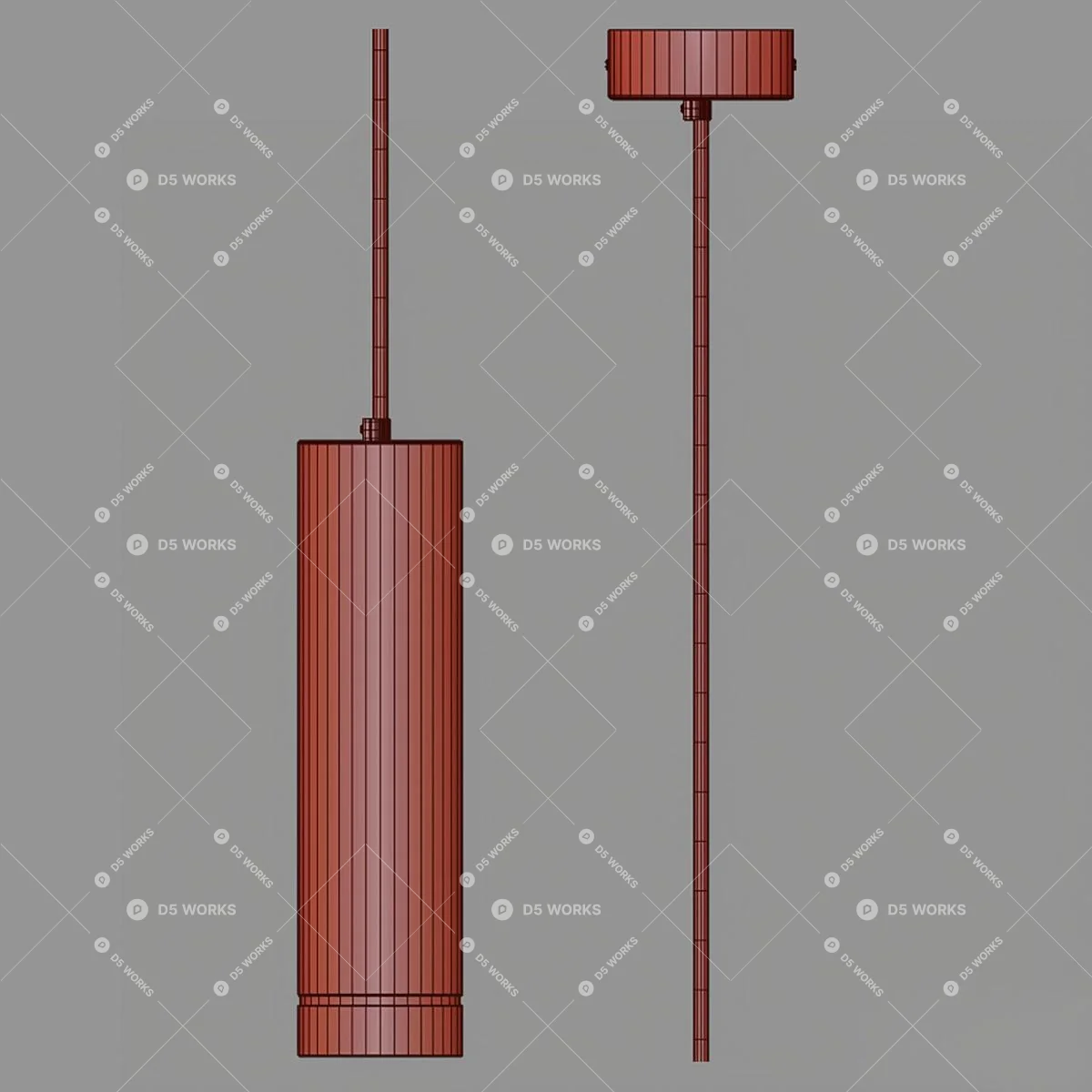 Pendant Light 3d model thumbnail 2
