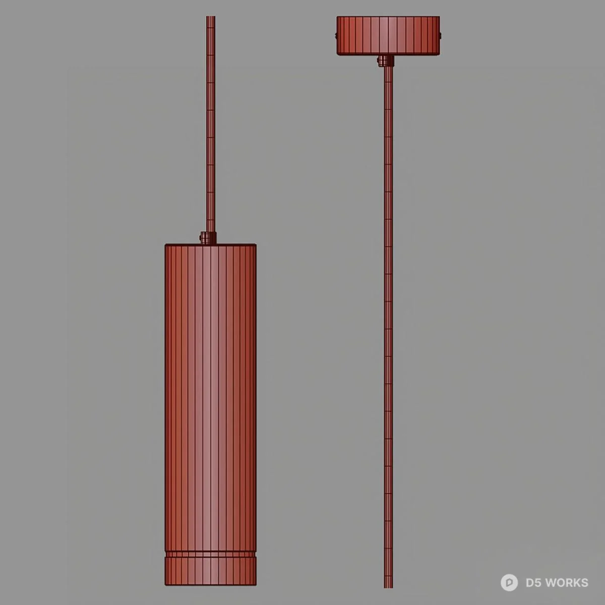Minimalist Tabletop Decor Set 3d model thumbnail 2