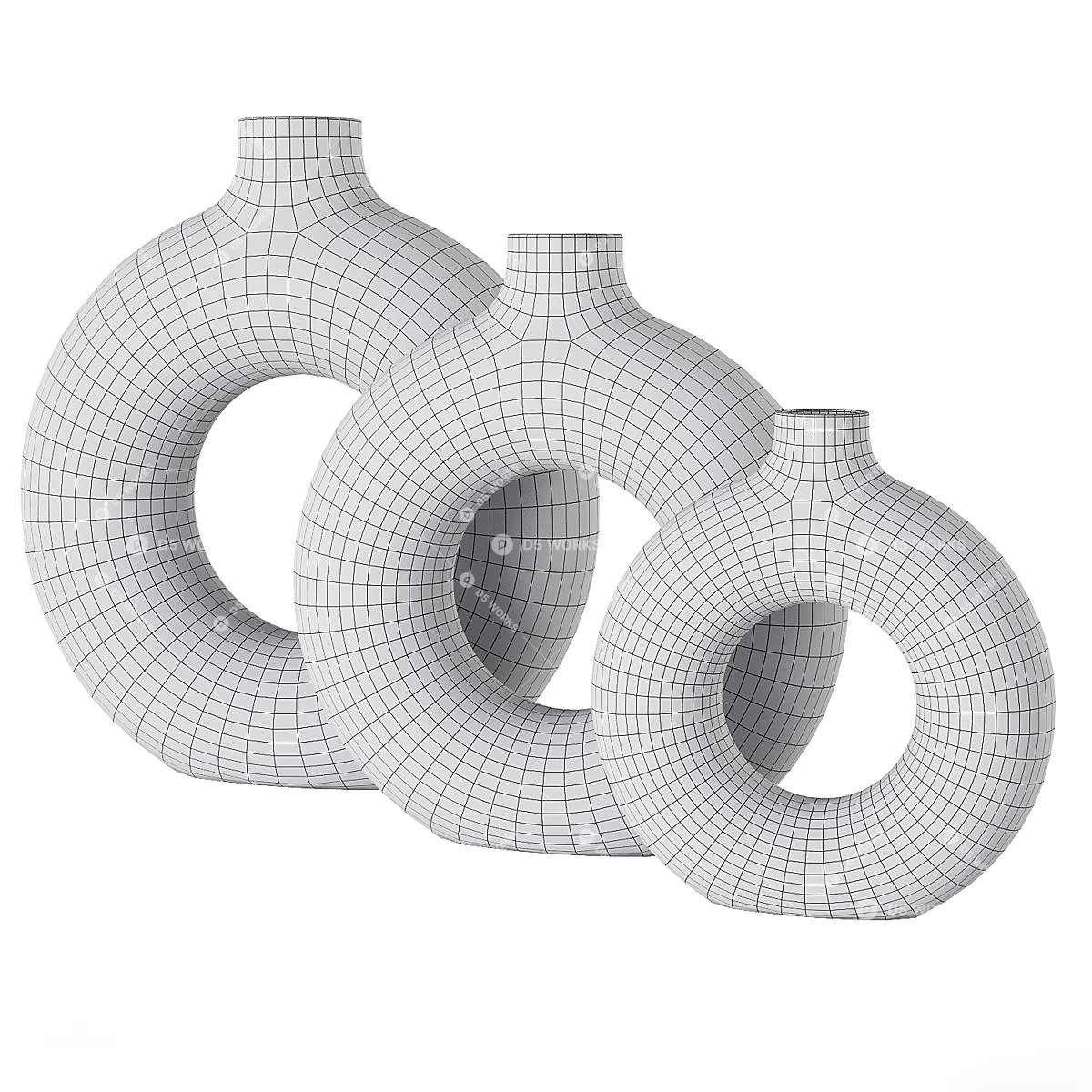 Vase 3d model thumbnail 2