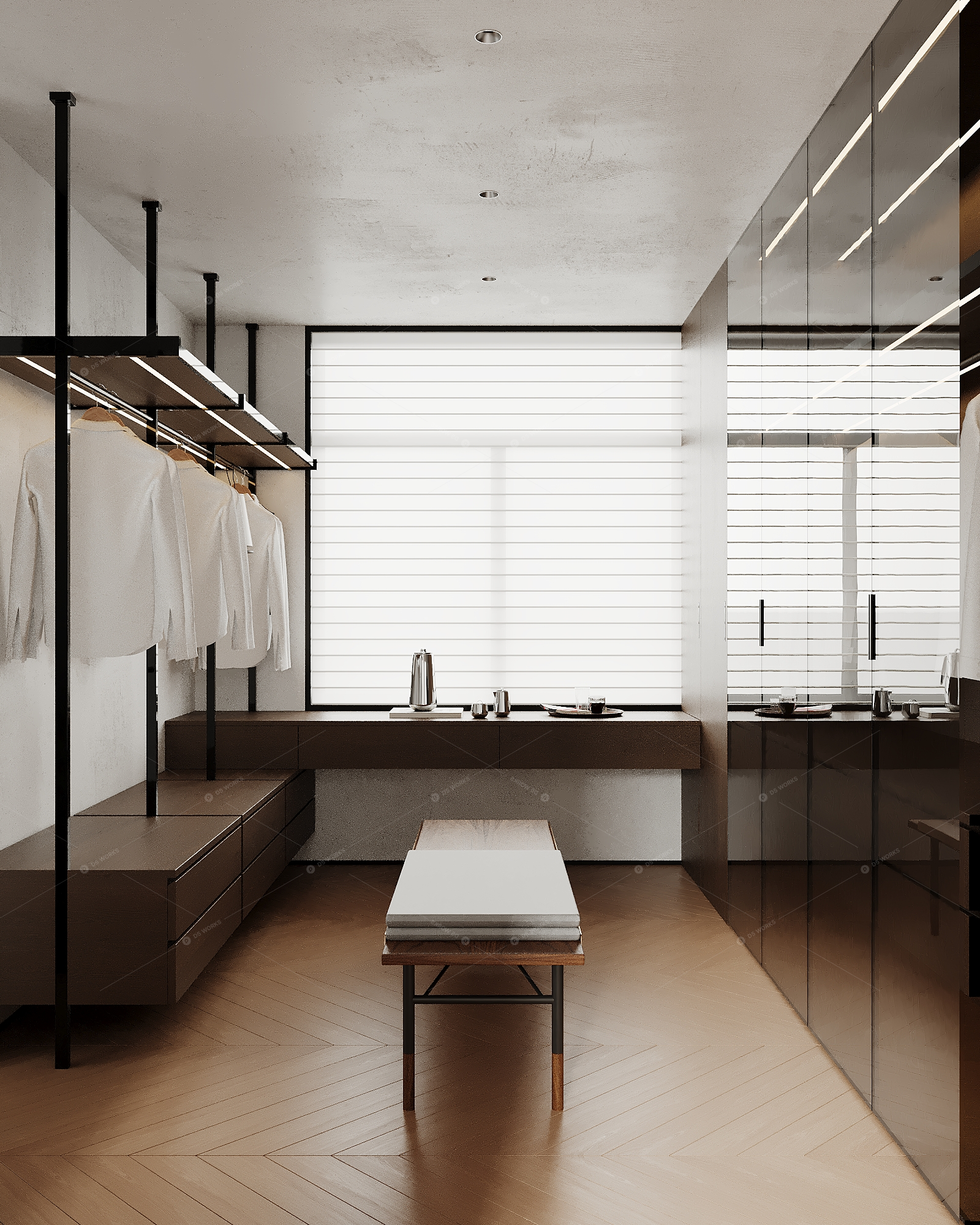 Walk-in Closets 3D Models