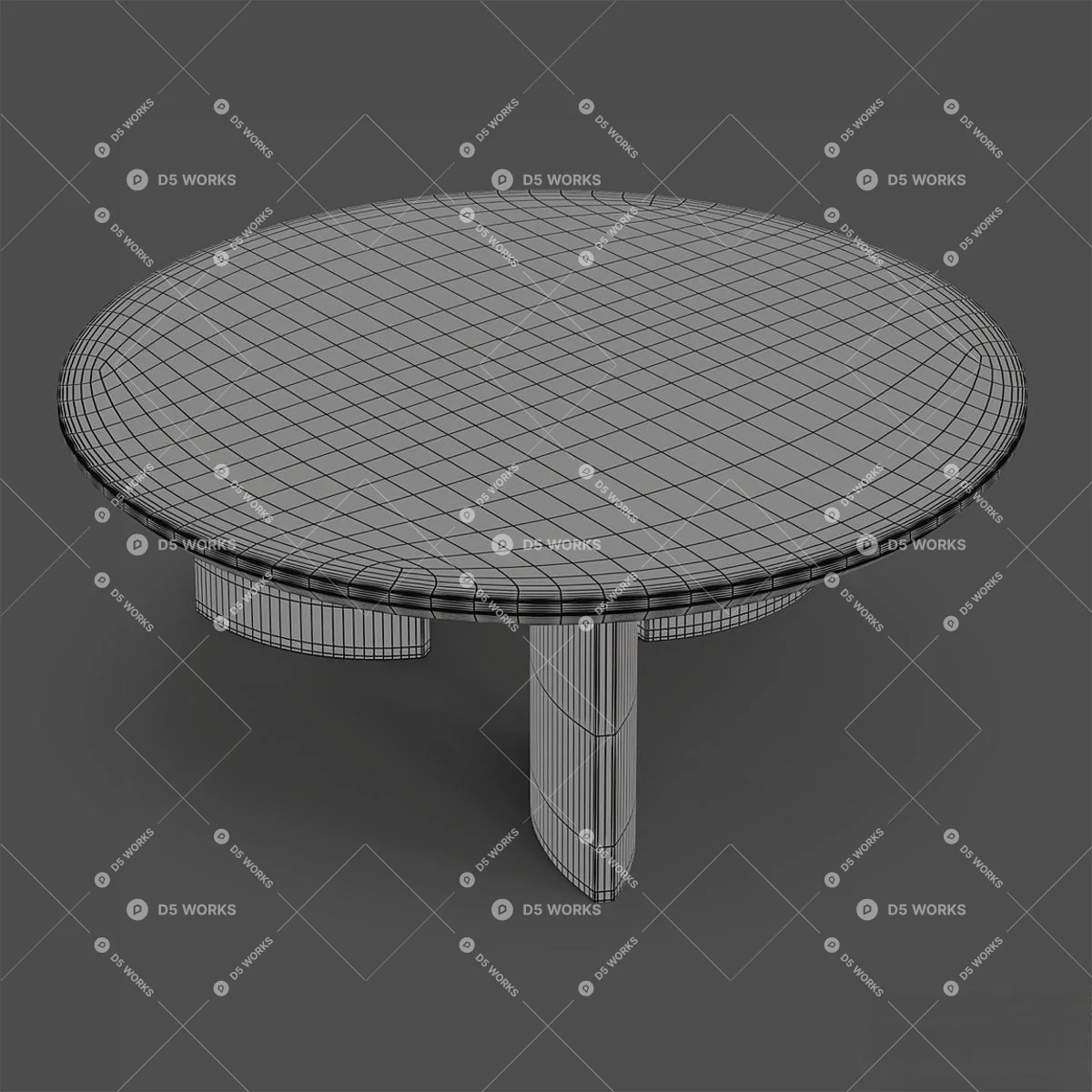 Modern Coffee Table 3d model thumbnail 4