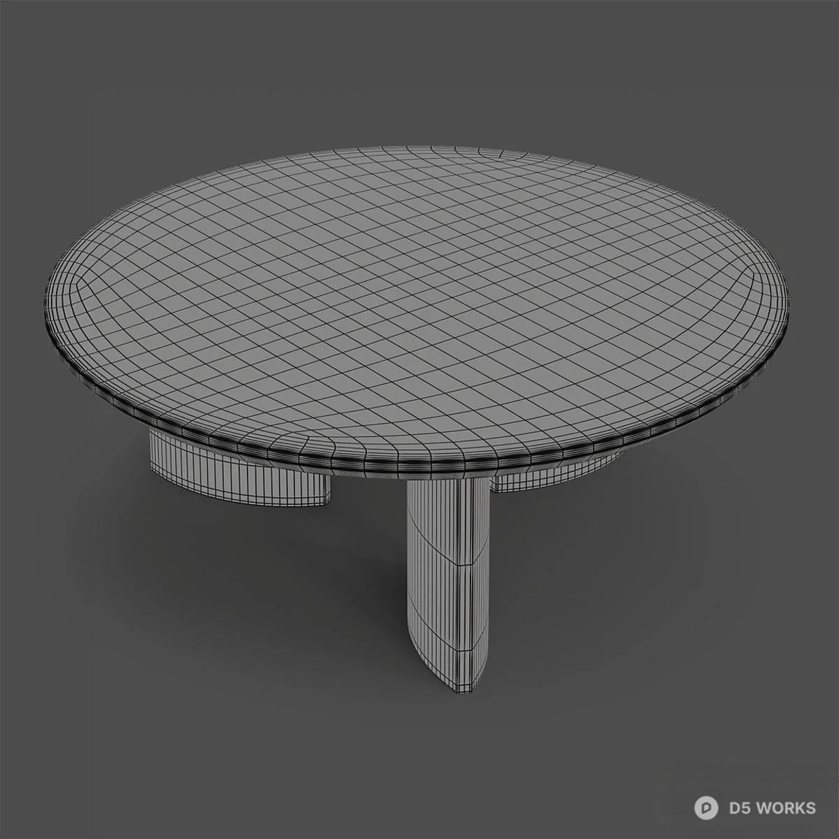 Arched Doorway Panel 3d model thumbnail 4