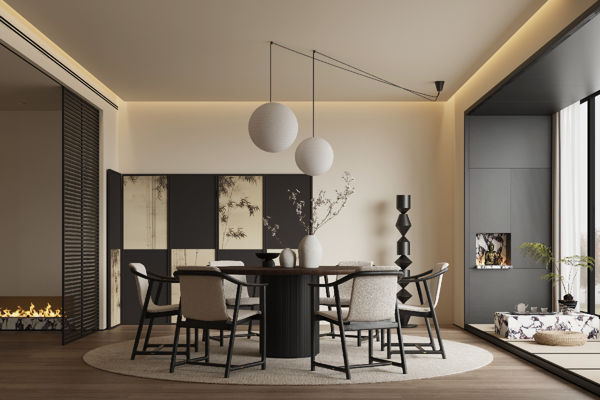 Wabi-Sabi Dining Room (Villa)