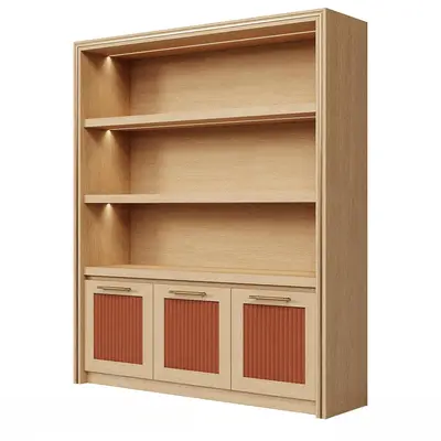 Contemporary Bookcase 3d model