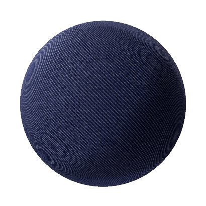 Cotton and Linen Blue twill nylon fabric