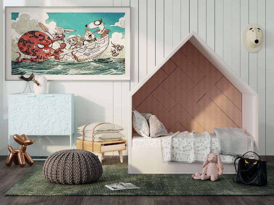 Scandinavian Children's Bed