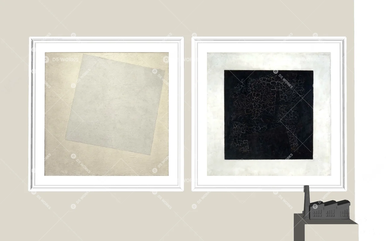 Paintings 3d model thumbnail 2