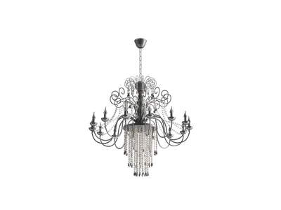Ornate Crystal Chandelier 3d model