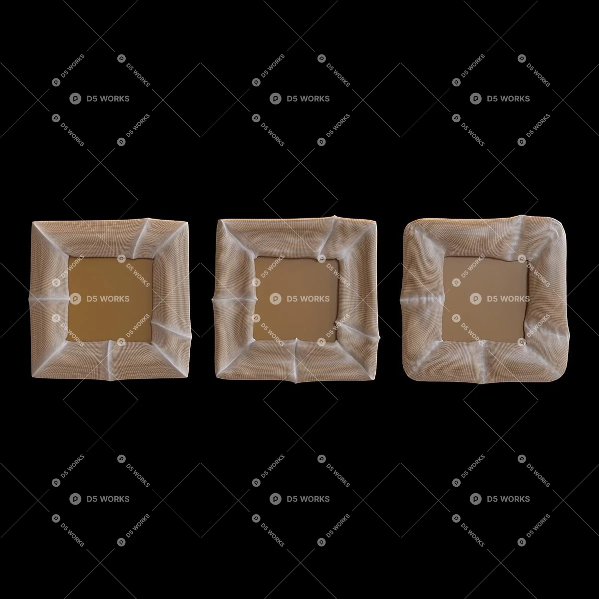 Quiet Luxury Decorative Mirror 3d model thumbnail 3