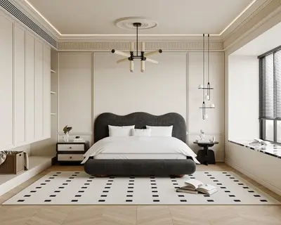 Modern French Home Bedroom