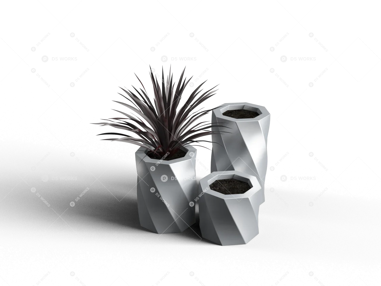 Potted Plant 3d model - Image 1