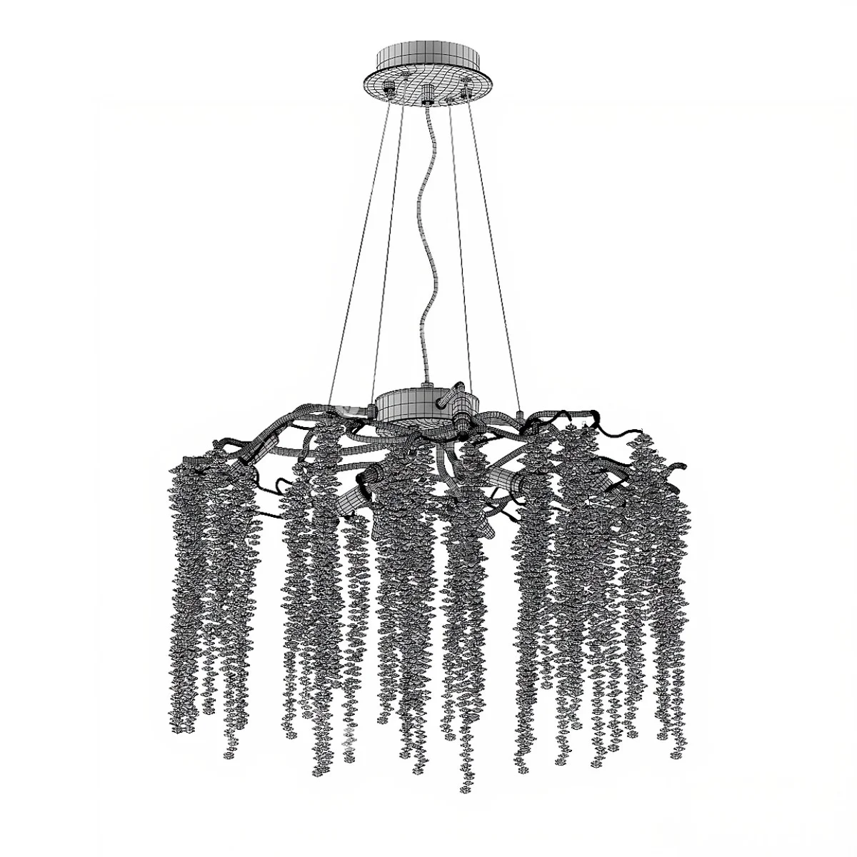 Contemporary Pendant Light 3d model thumbnail 2