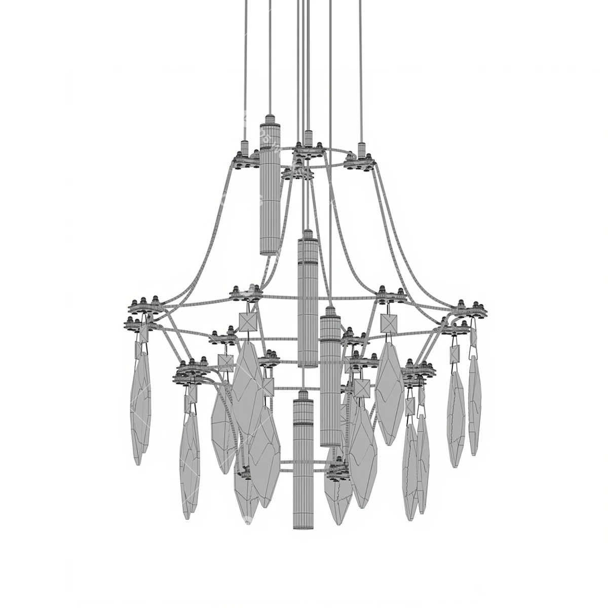 Quiet Luxury Pendant Light 3d model thumbnail 4