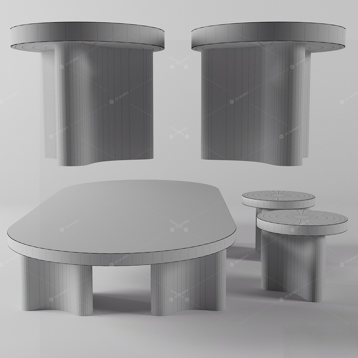 Furniture Sets 3D Models 2